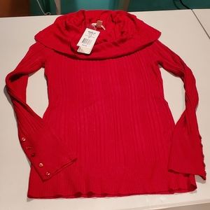 NWT Pink Republic Cowl Sweater Size XL